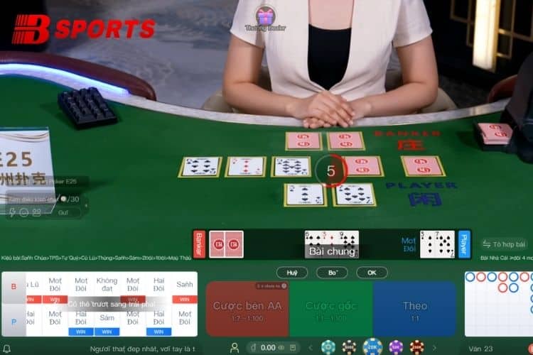 Luật chơi Xì tố một ván đầy đủ bao gồm 4 vòng